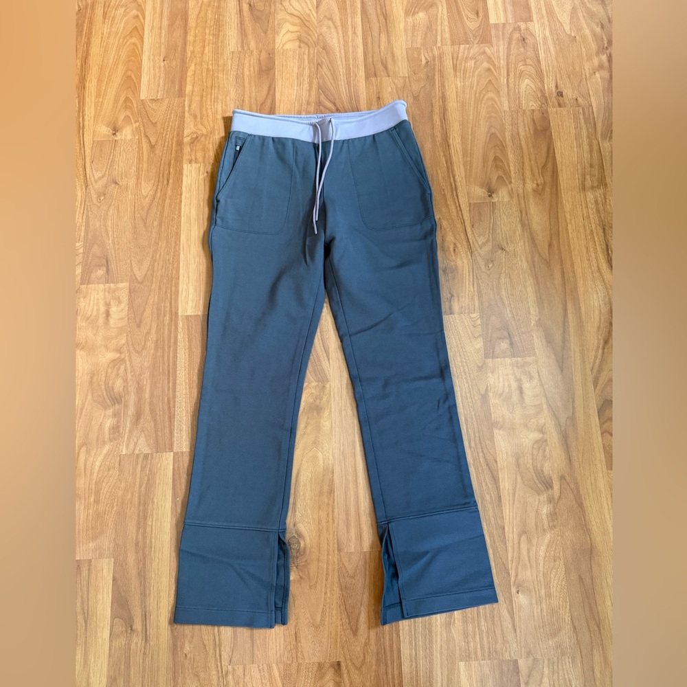 Athleta Hermosa Gray Pink Lounge Yoga Pants